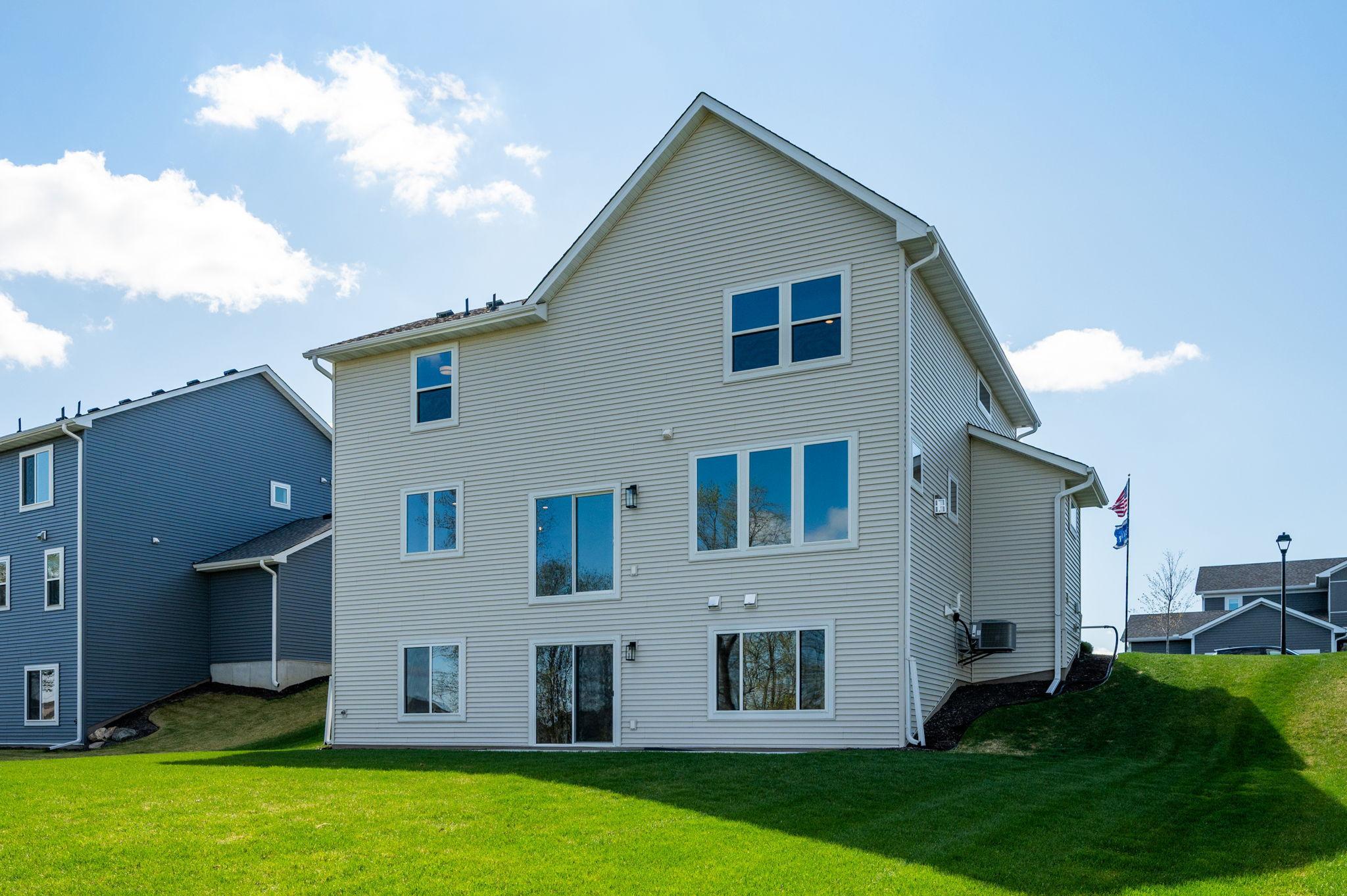 Rear view of home!