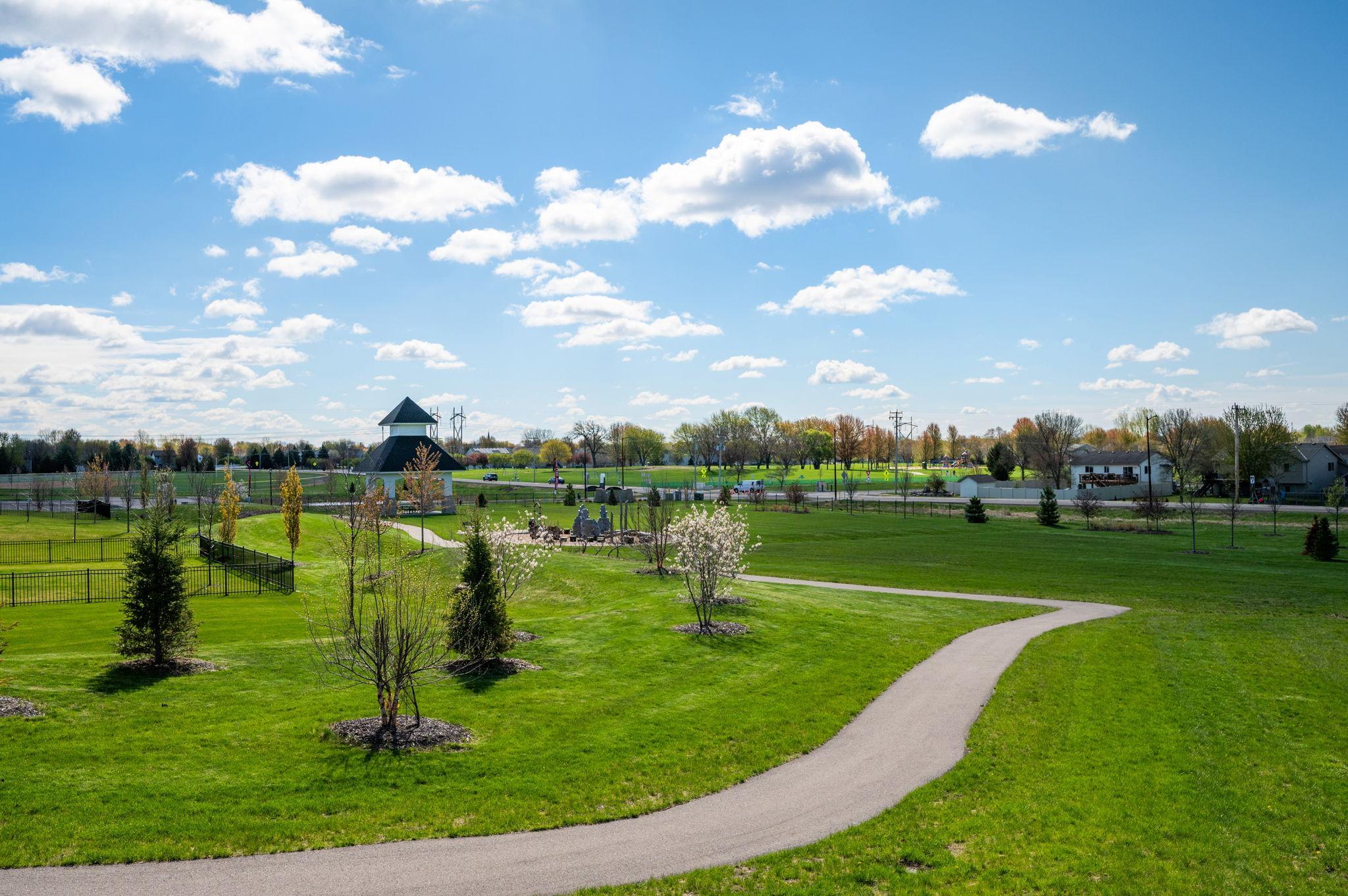 Gutzwiller Park with baseball fields just down the block!