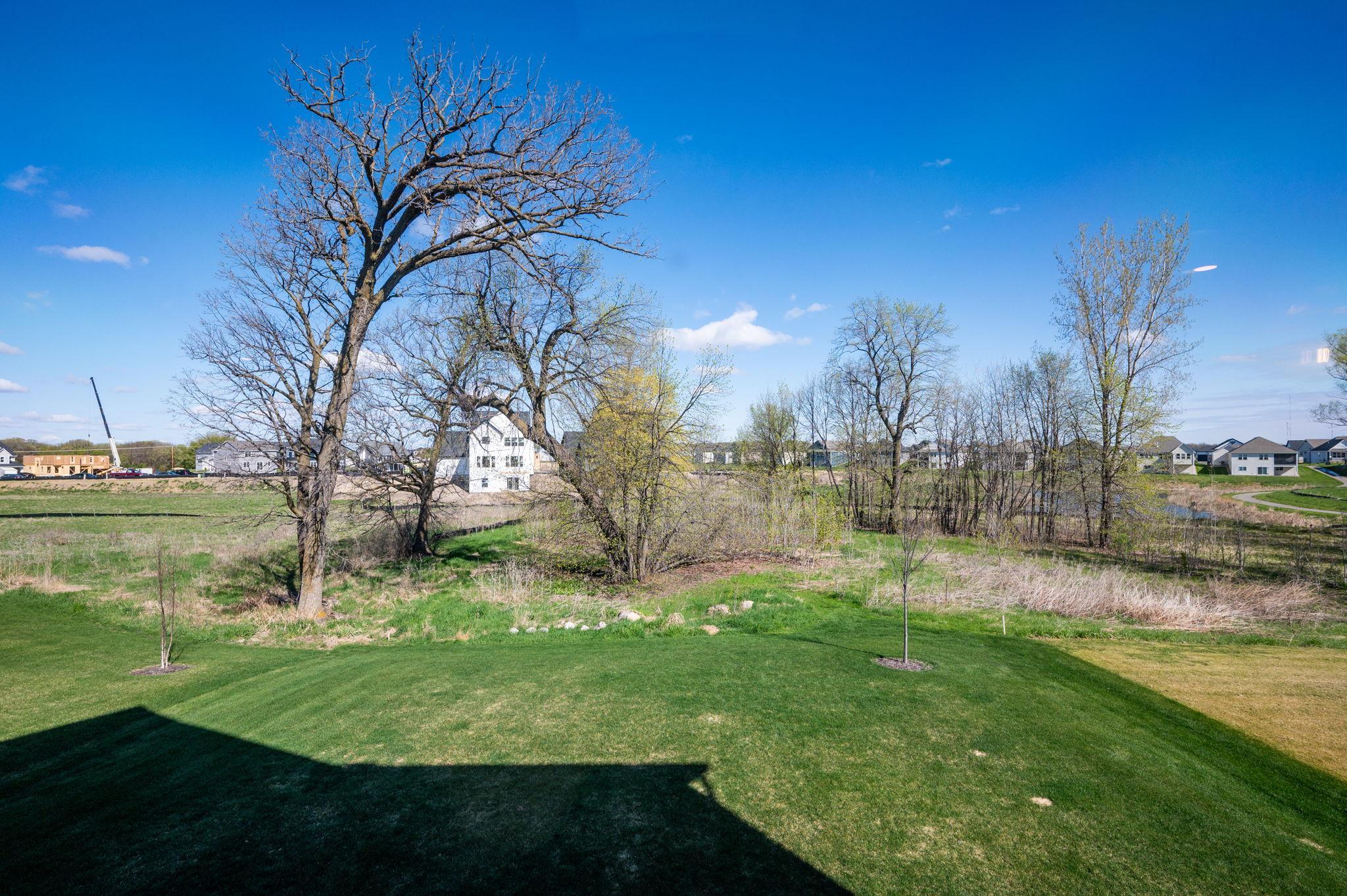 View of backyard from Living Room, Dining Room and Kitchen!