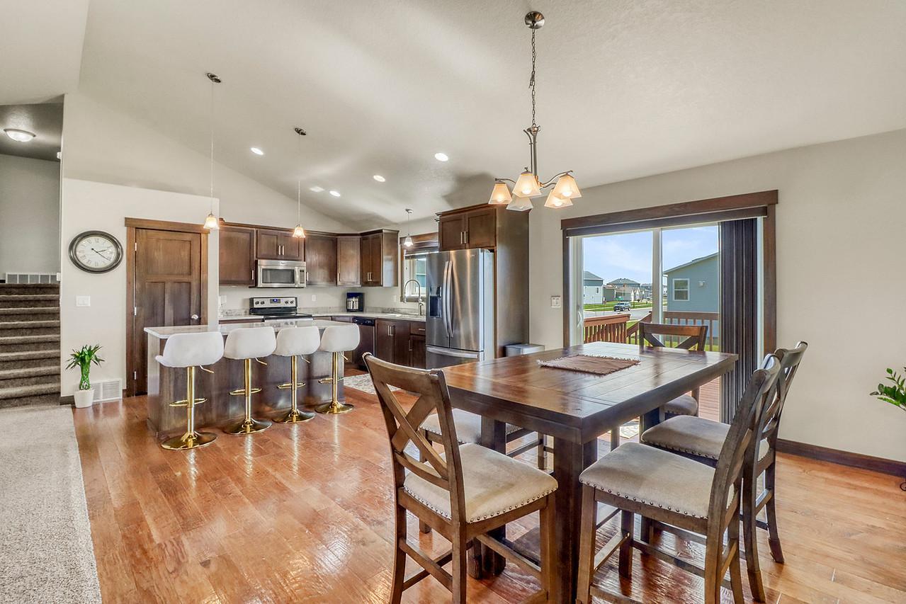 Dining/Kitchen view