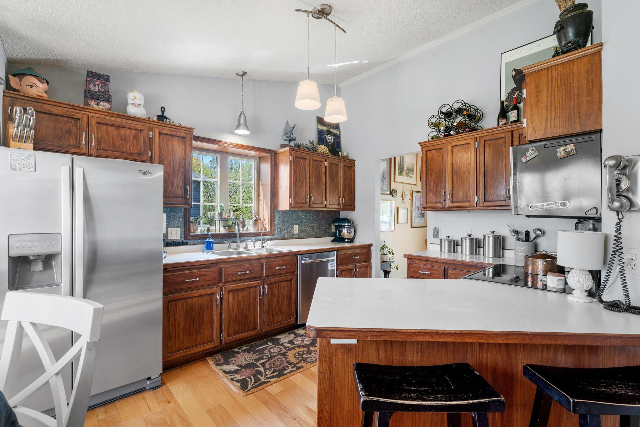 Ample counter space