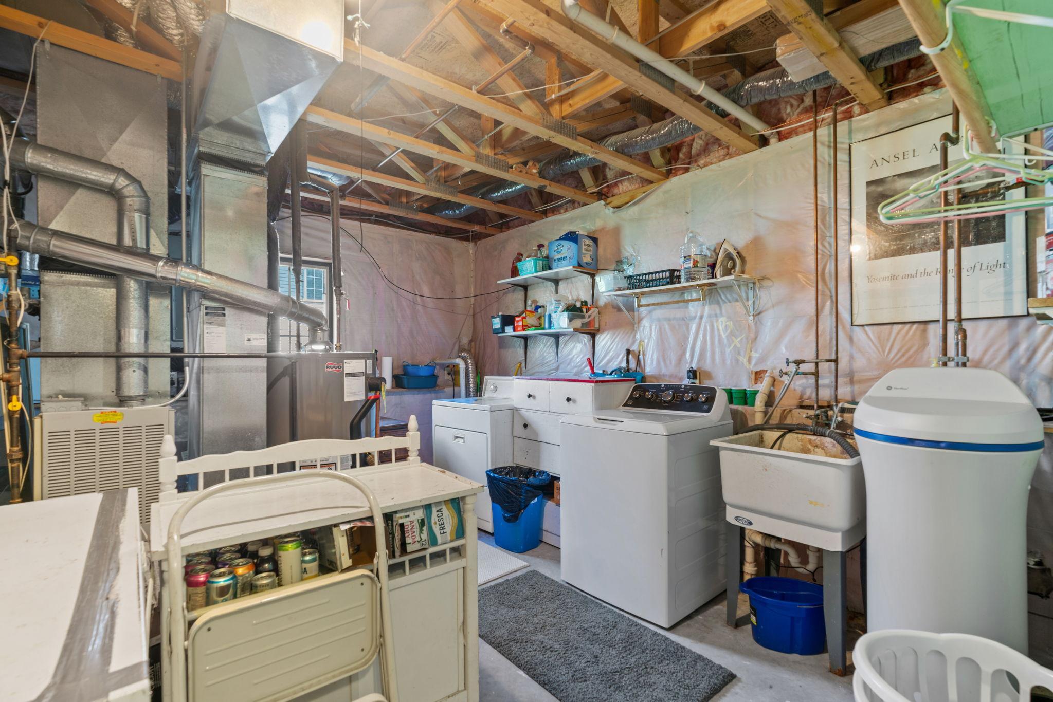 Laundry and utility room