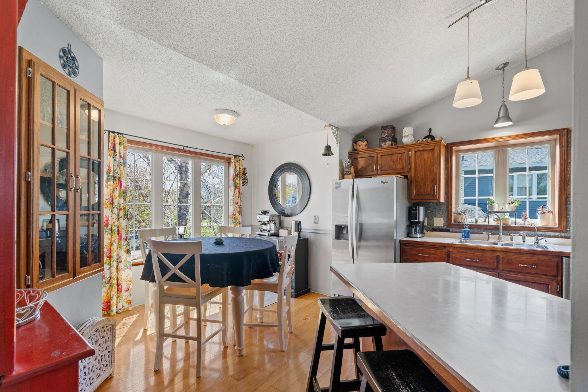 Eat in kitchen and breakfast bar
