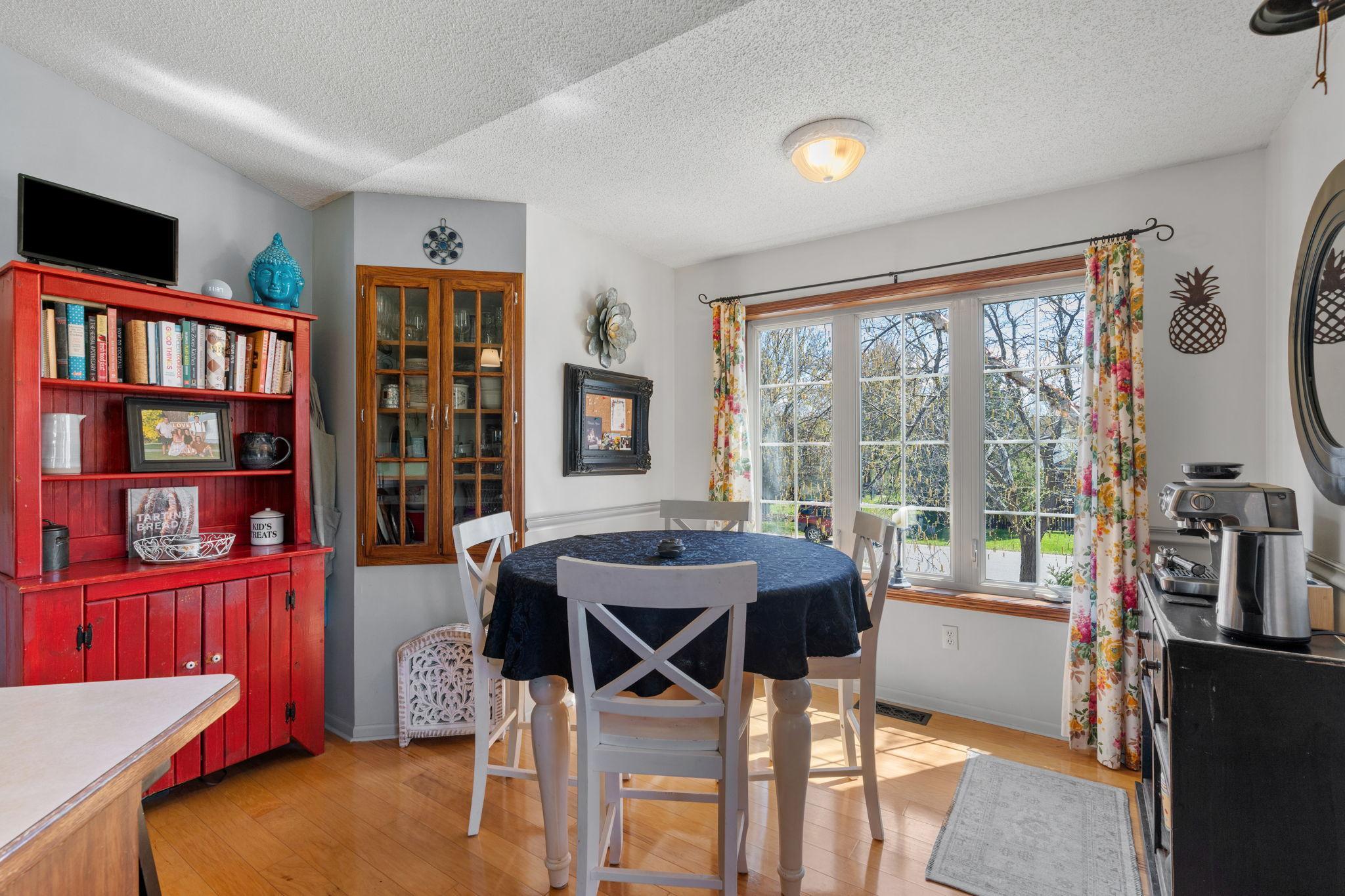 Large sunny windows