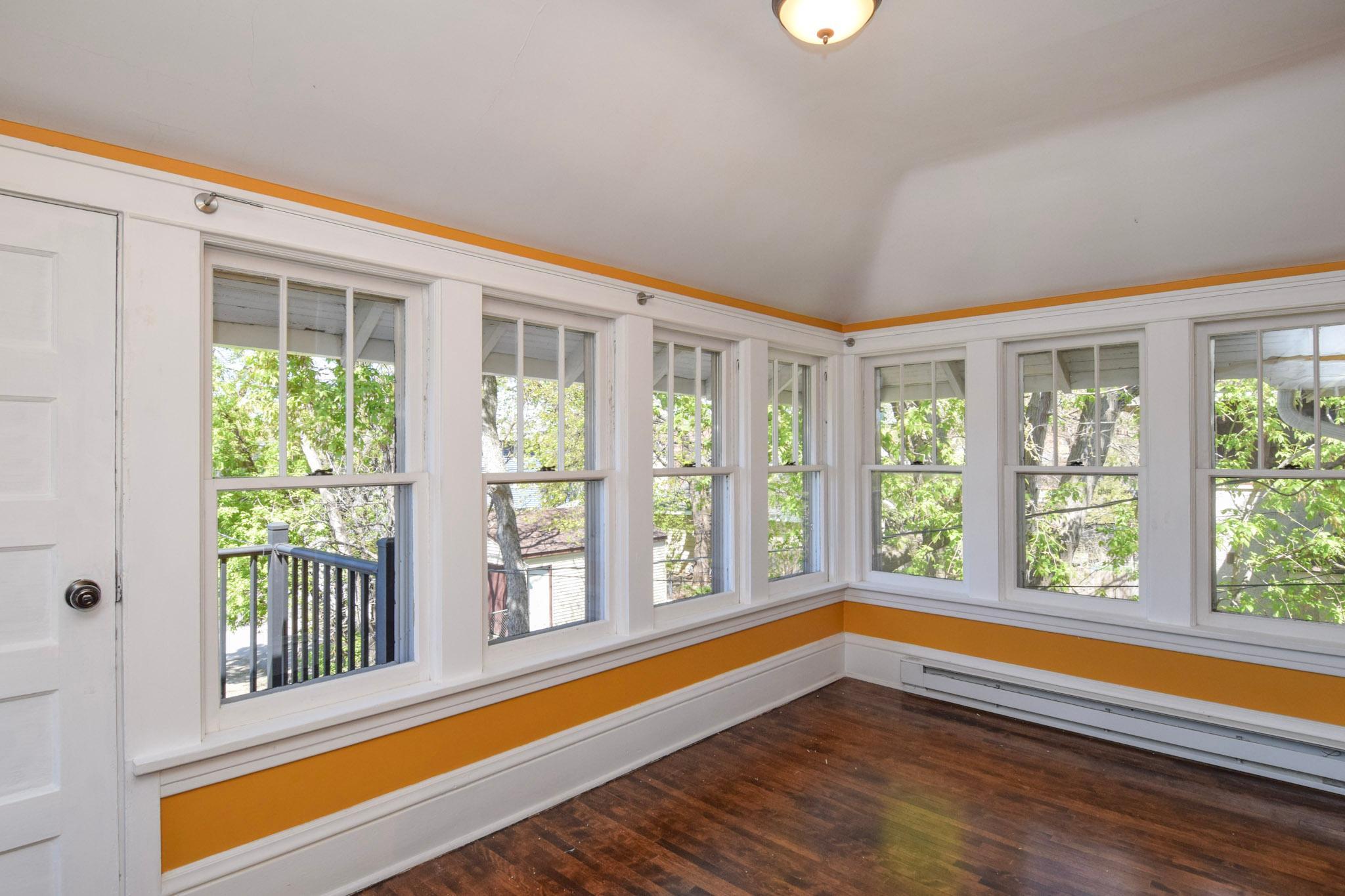 Great flex space for an office, hobby room, play room.
