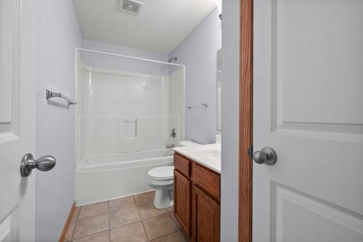 A third full bathroom is conveniently located on the lower level and features a tub/shower combination.