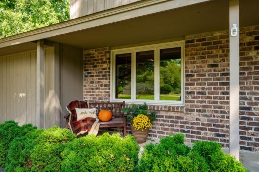 Cozy front porch
