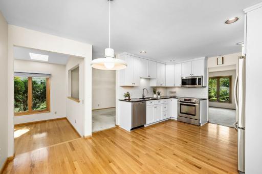Lots of kitchen storage