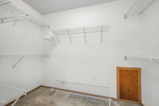Primary walk in closet