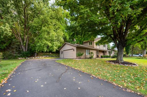 South facing driveway
