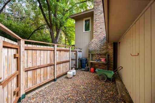 Outdoor workspace and storage