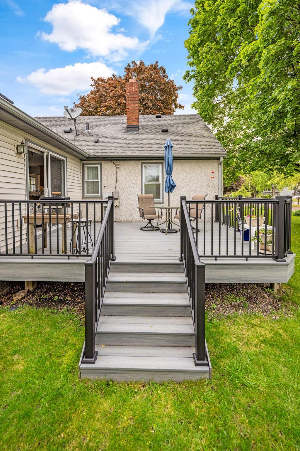 Enjoy summer BBQ's on your maintenance free deck!