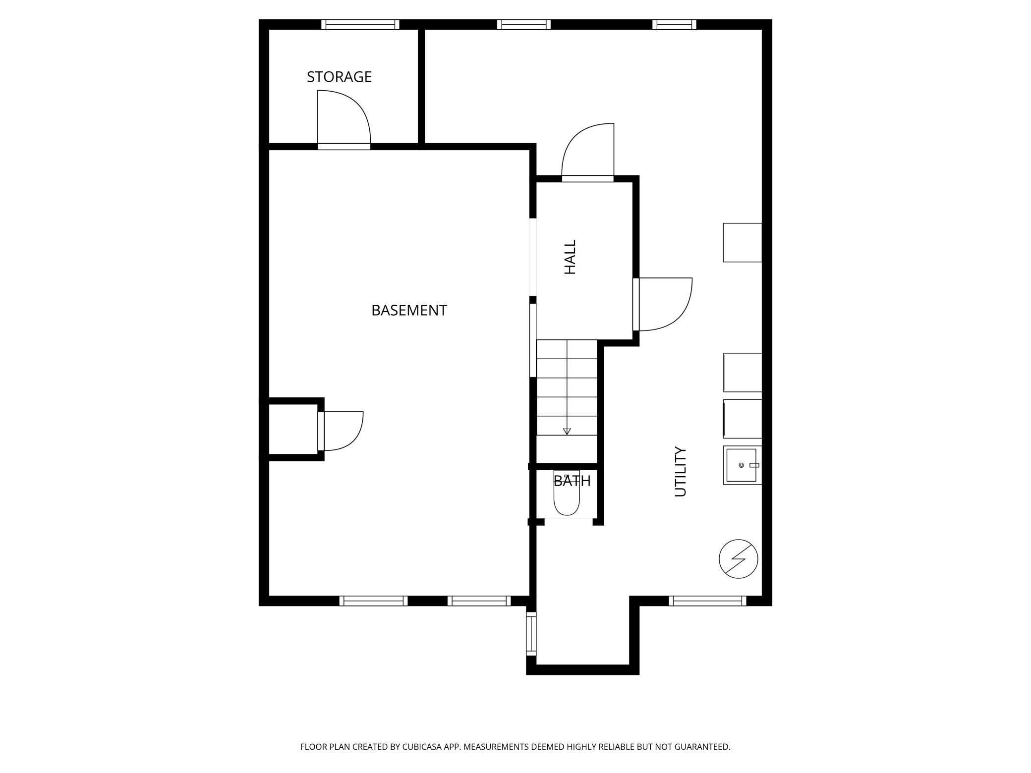 Lower level floor plan