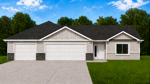 *AI-generated exterior rendering* This image is intended to provide a conceptual representation of the home. Not exact floor plan layout due to AI-generation.
