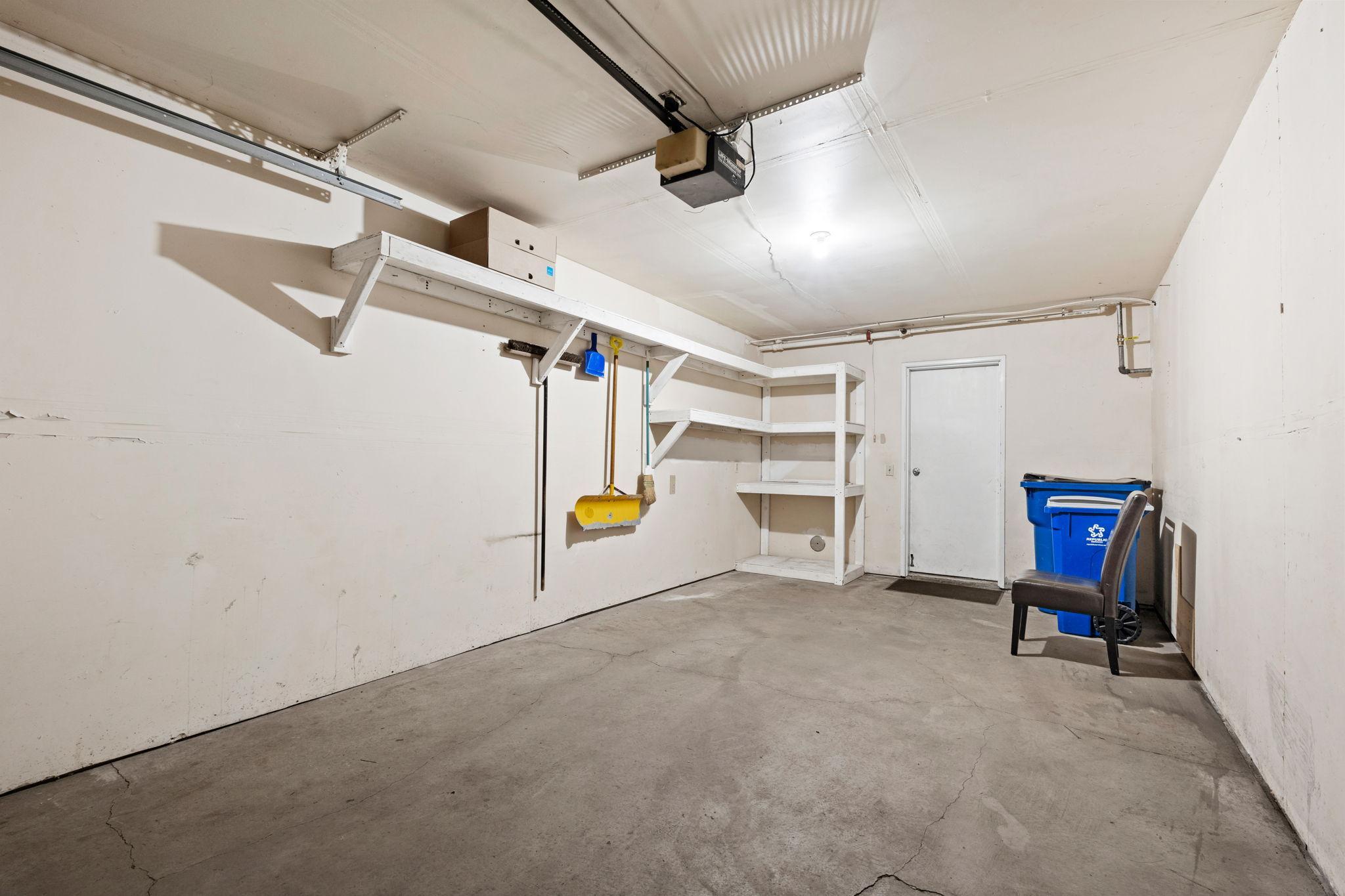 Attached garage