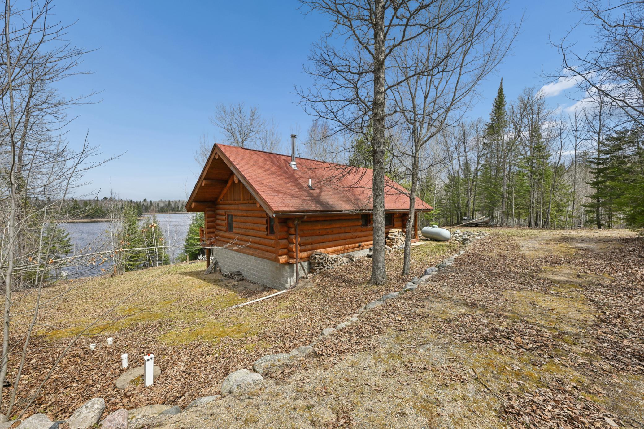 Back view of the cabin