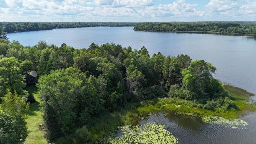 Eagle Lake is 389 acres and is heavily wooded and quiet but also fully recreational