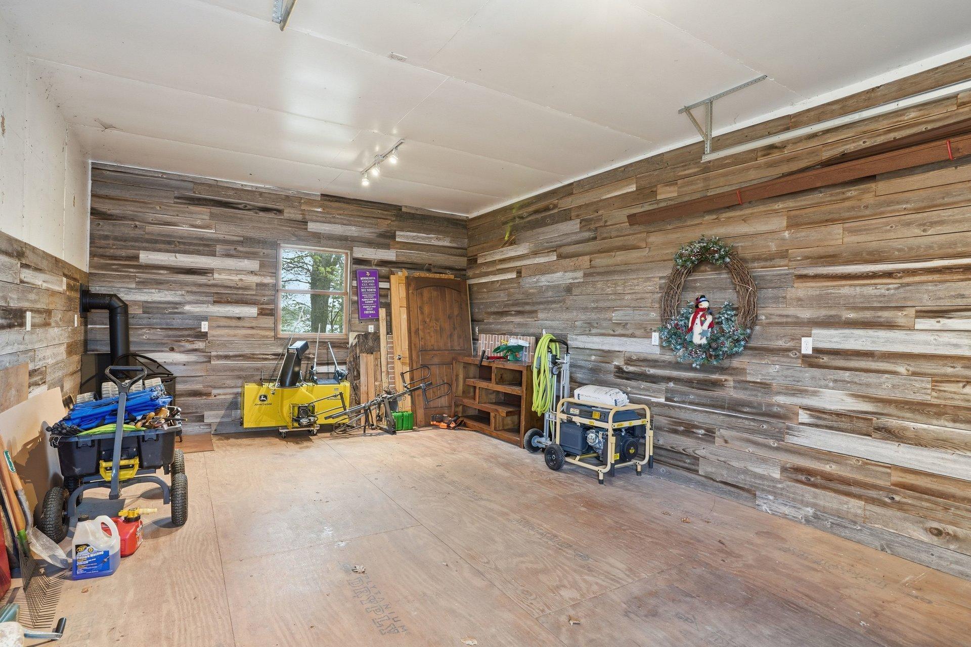 Inside Detached Garage