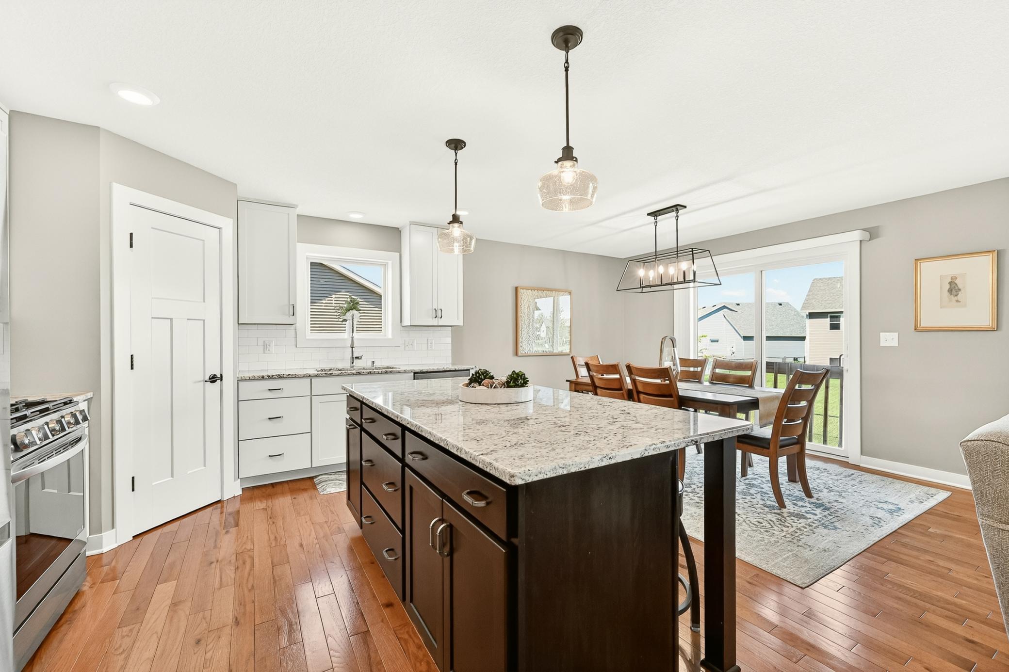 Bright, inviting kitchen