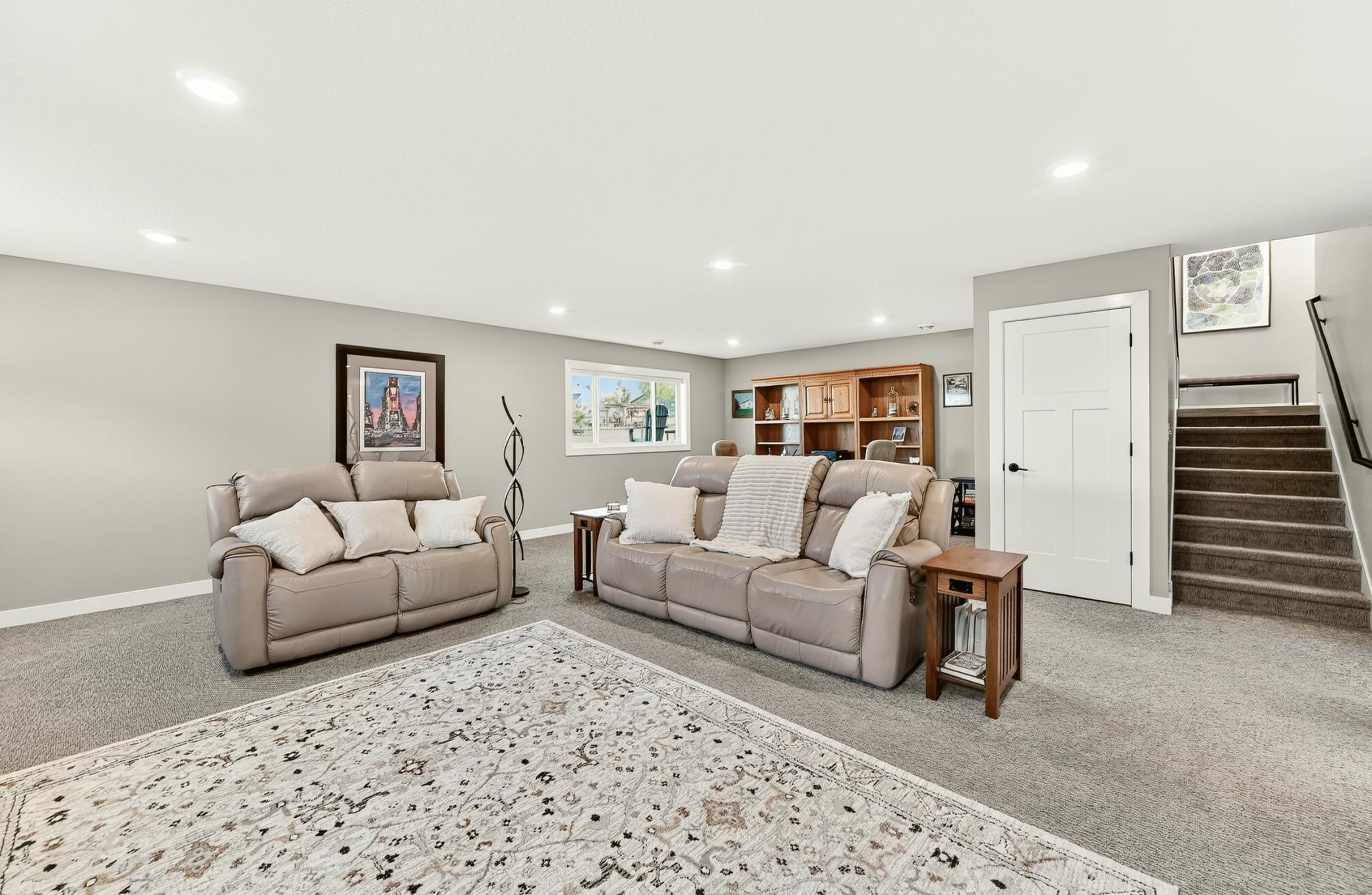 Lower level family room