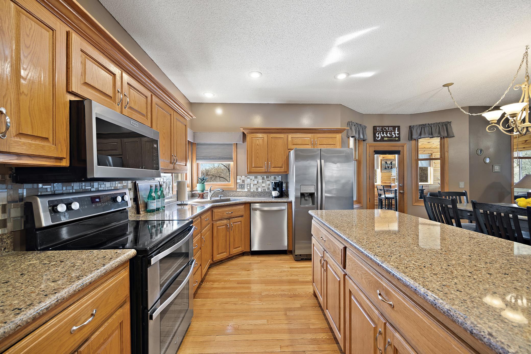 Updated counters and appliances
