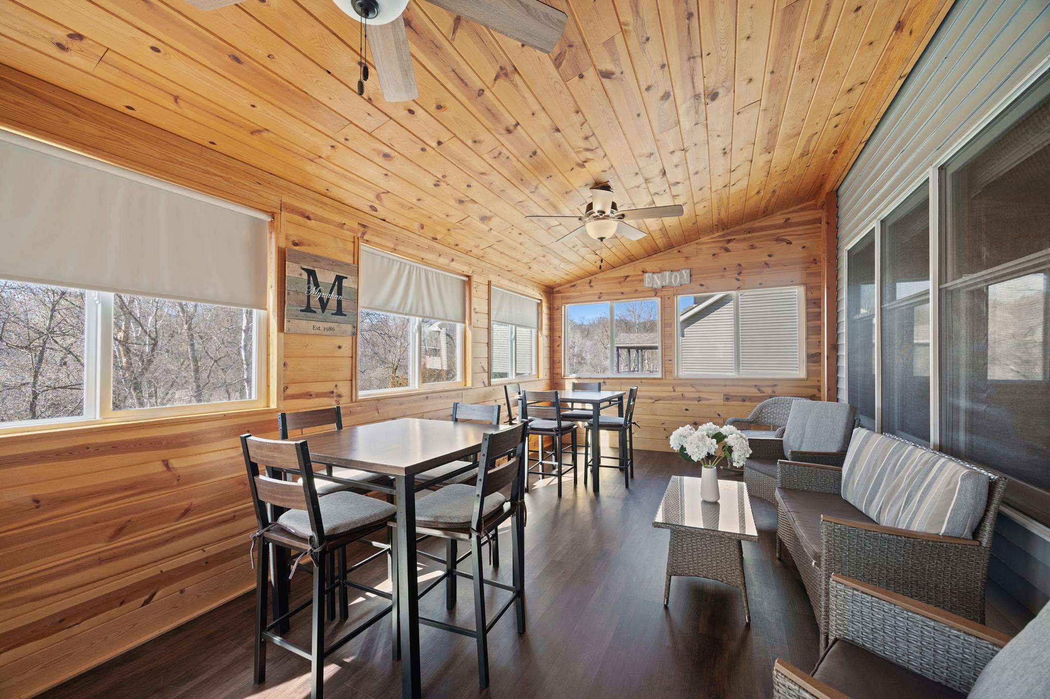 Gorgeous three season porch