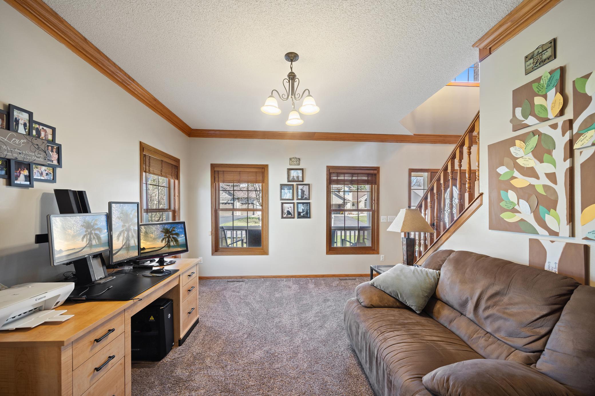 Front family room or office space