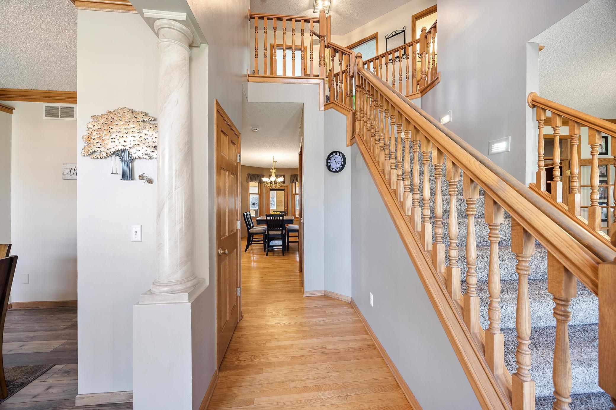 Large and welcoming front entryway