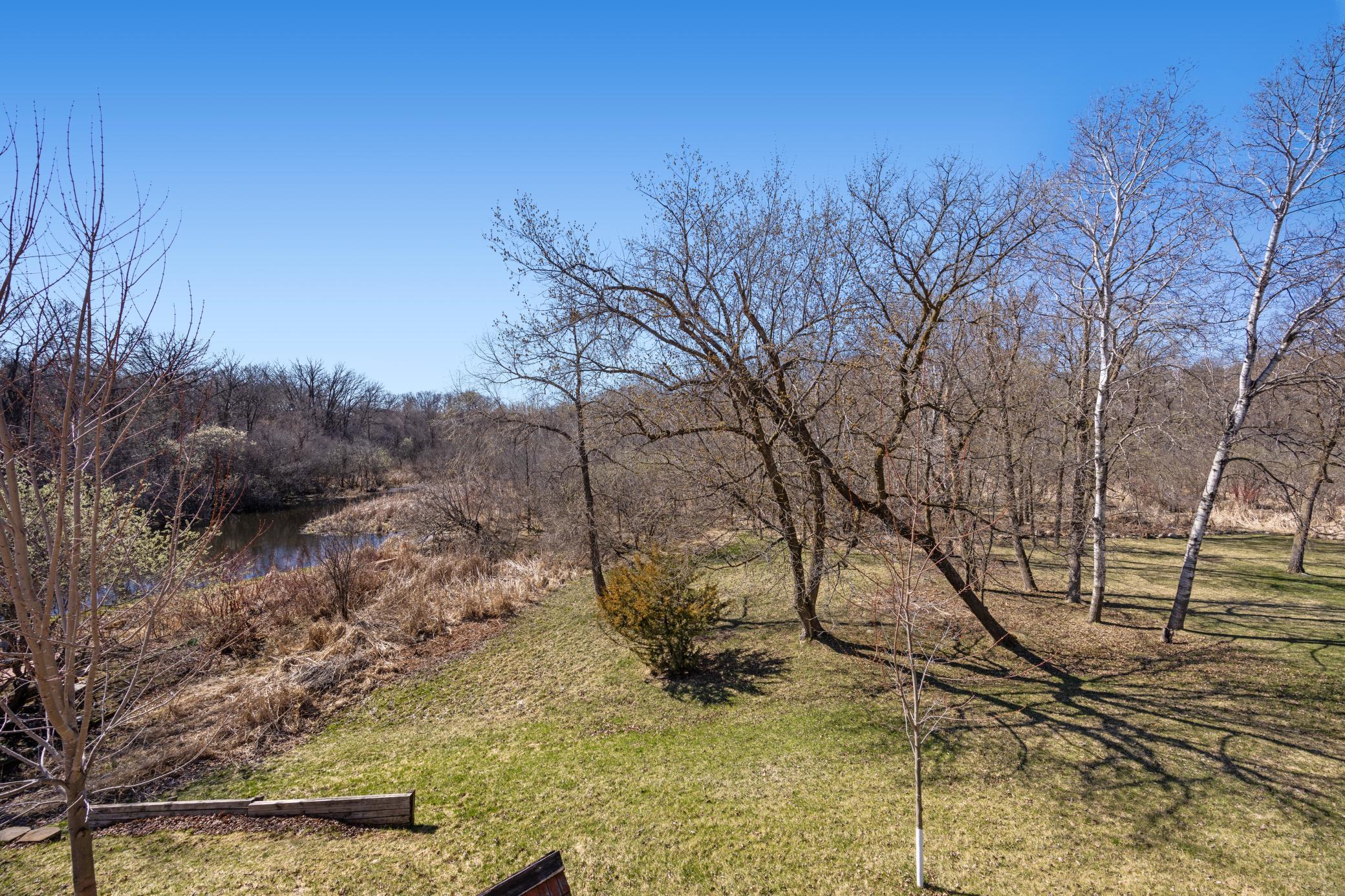Privacy and secluded backyard