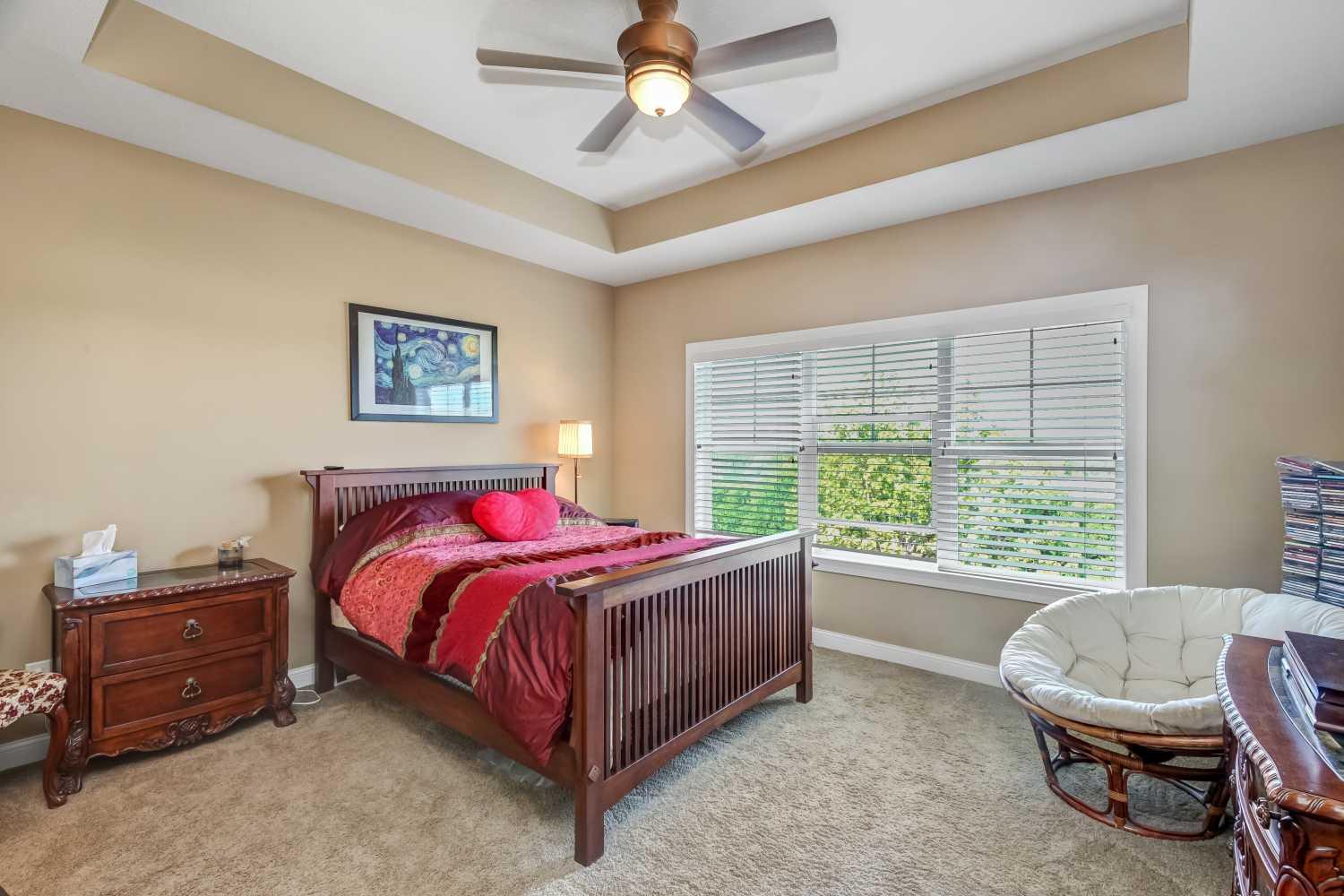 Owners suite with tray vaults