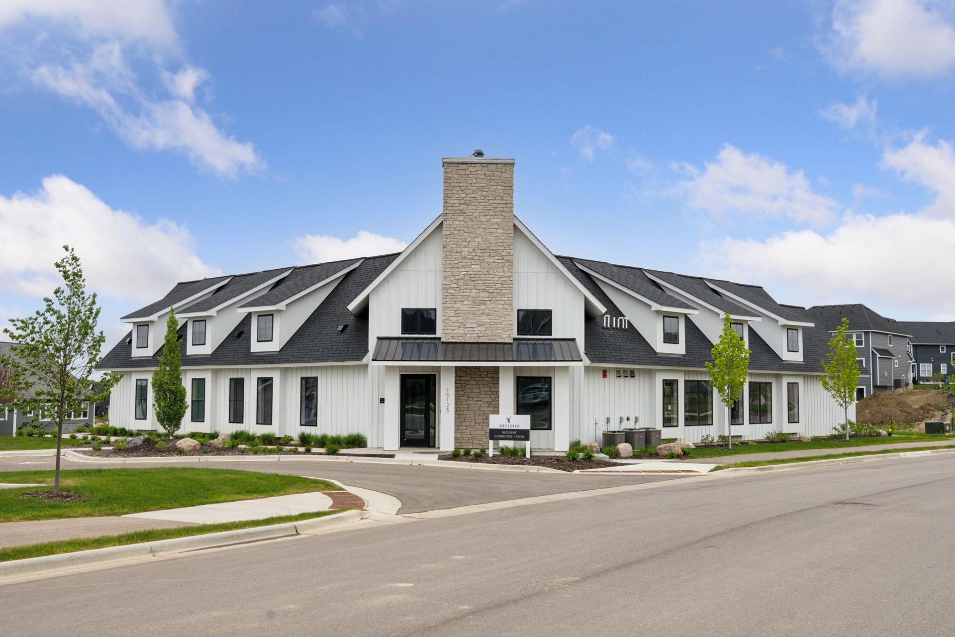 Huntersbrook private community clubhouse with pool.