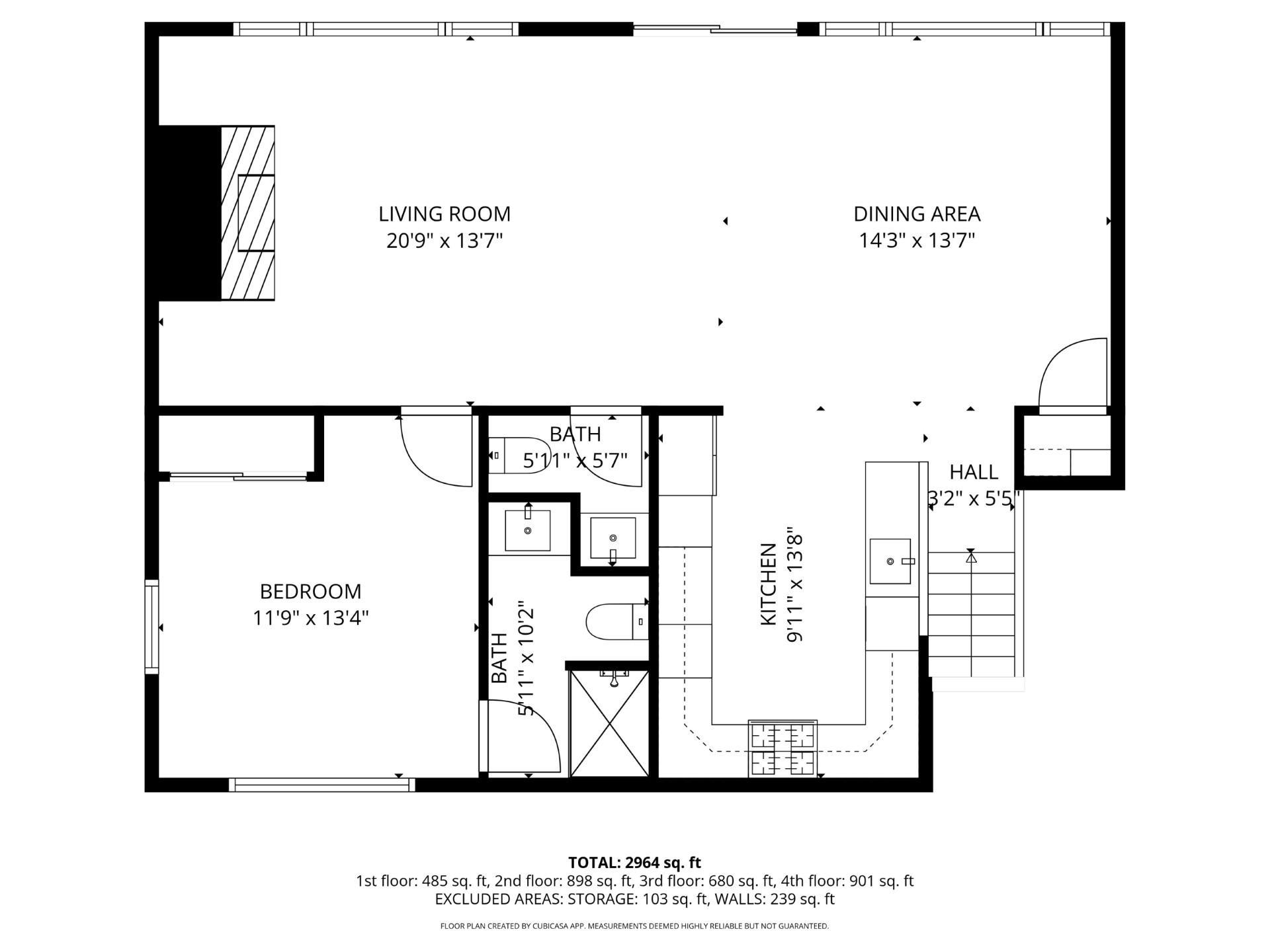 Upper level