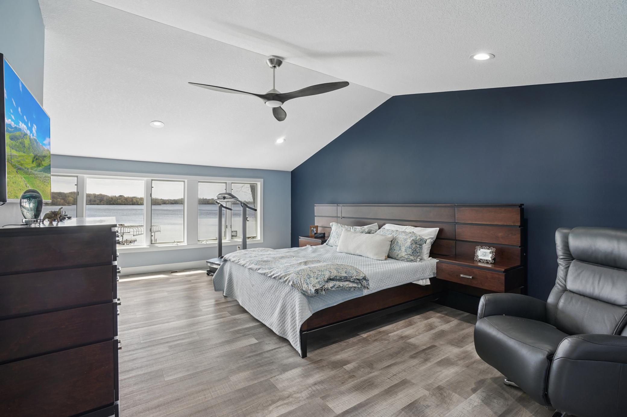 Main floor primary suite