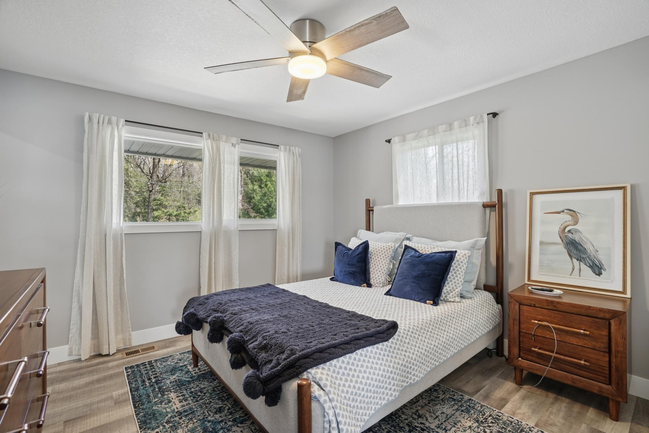 Upper level bedroom with private bath