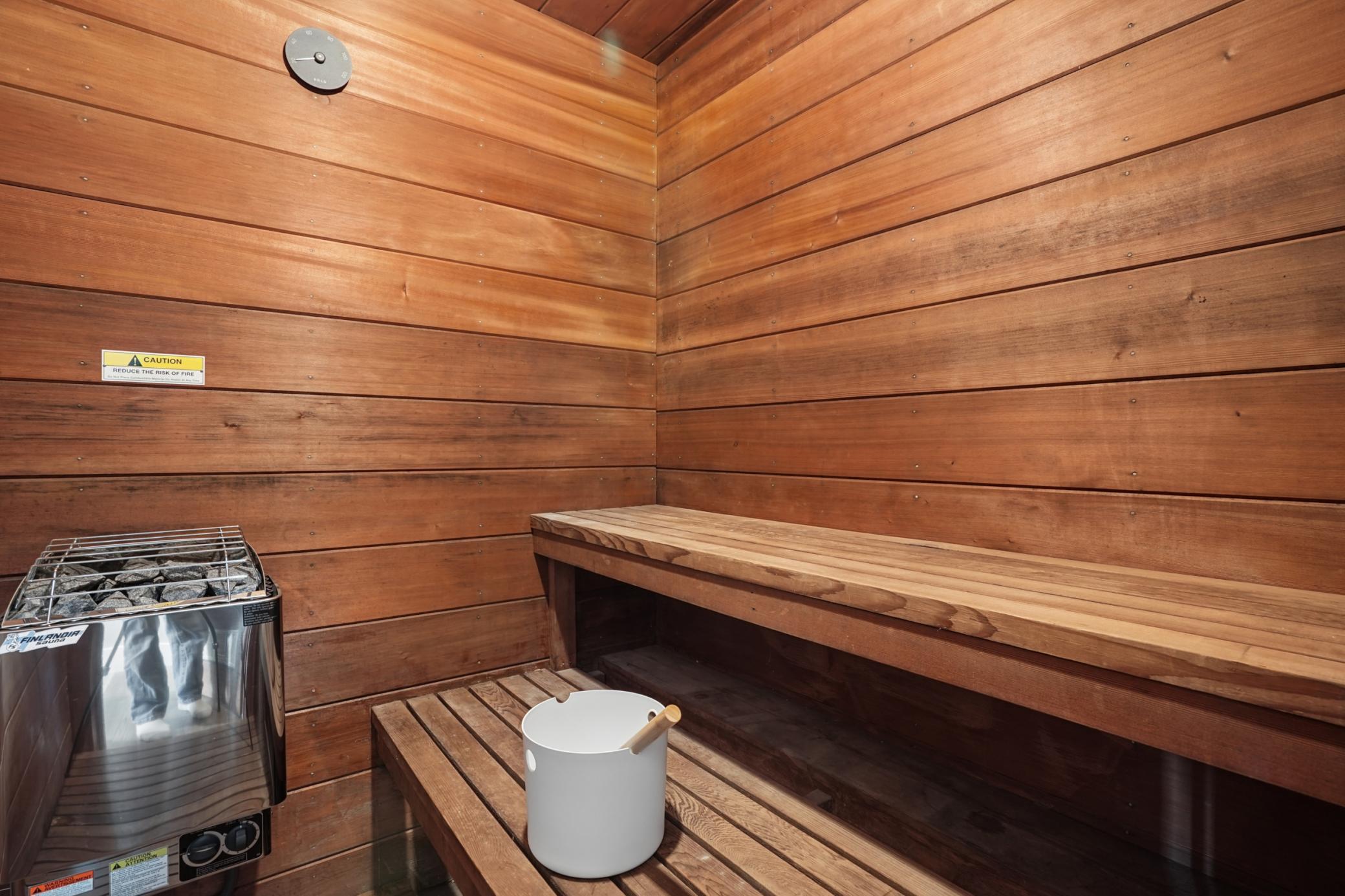 Indoor sauna