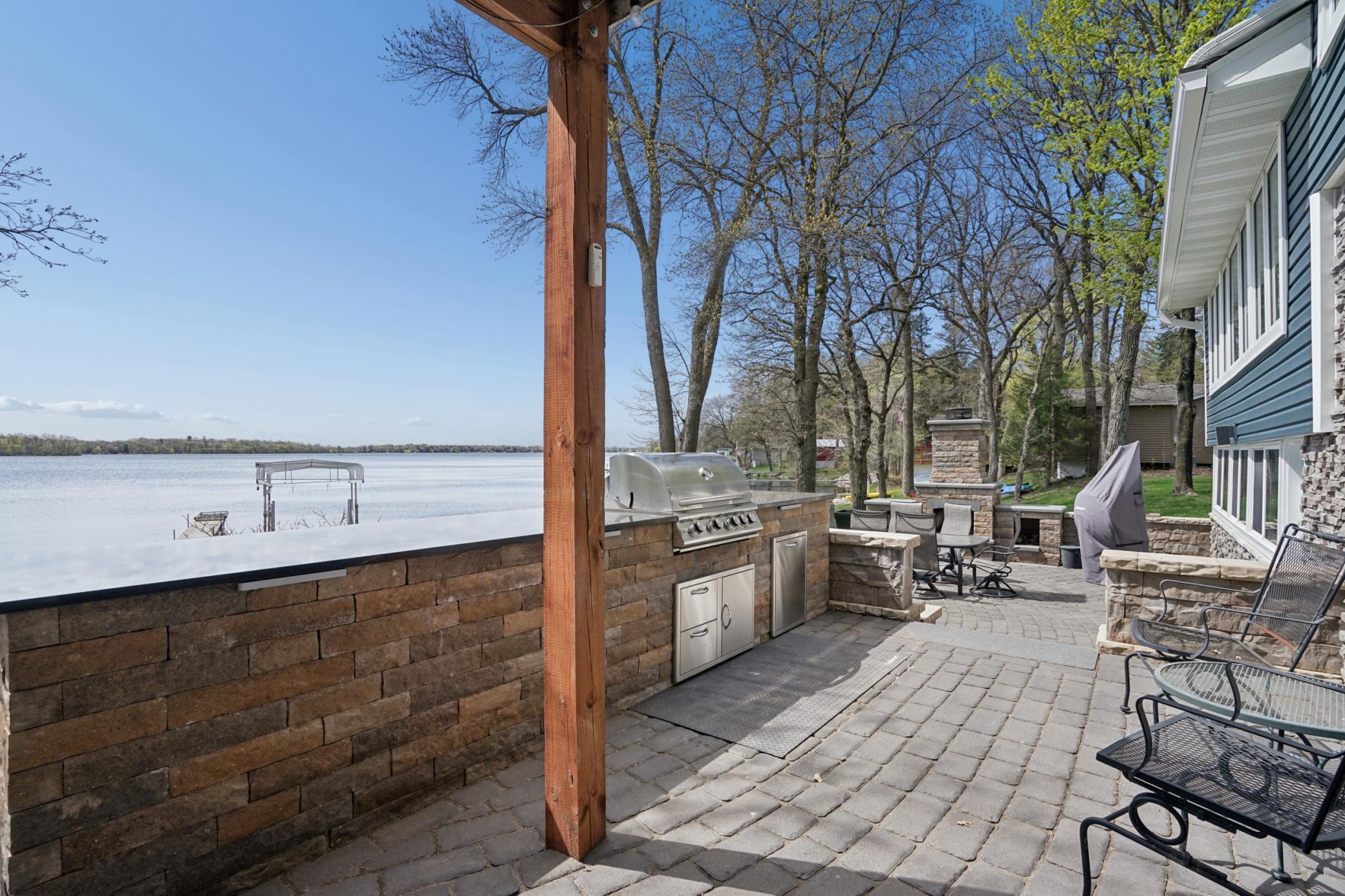 Huge paver patio