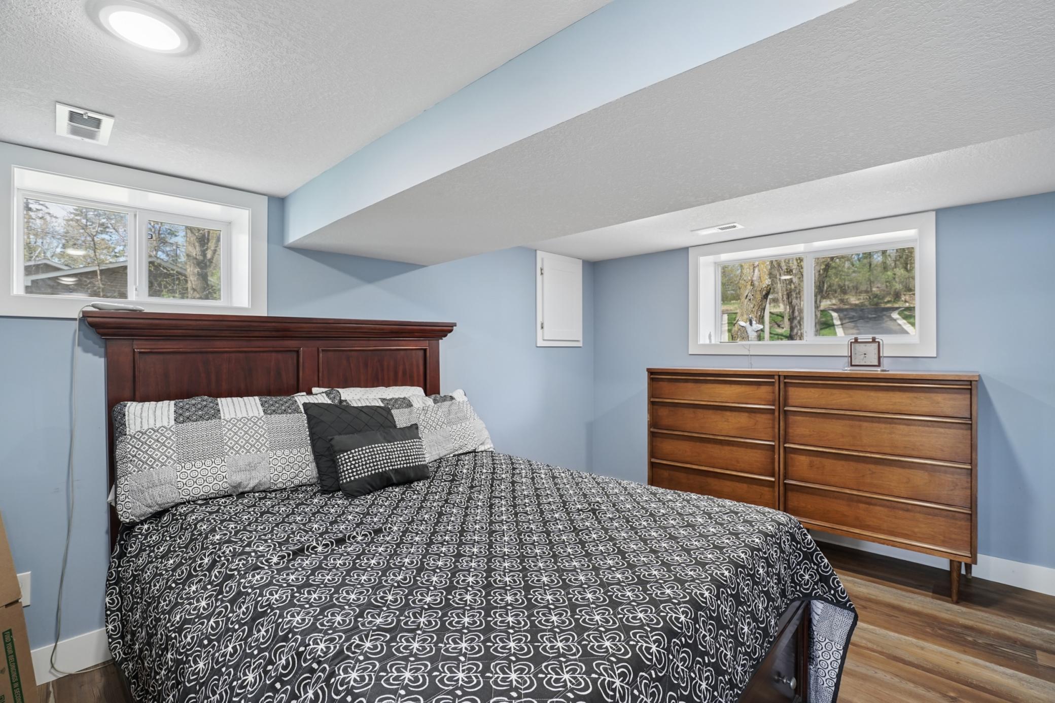 Lower level flex room