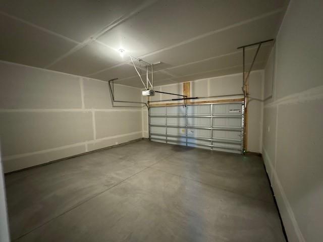 Garage. Photo is of a similar Lowry home.