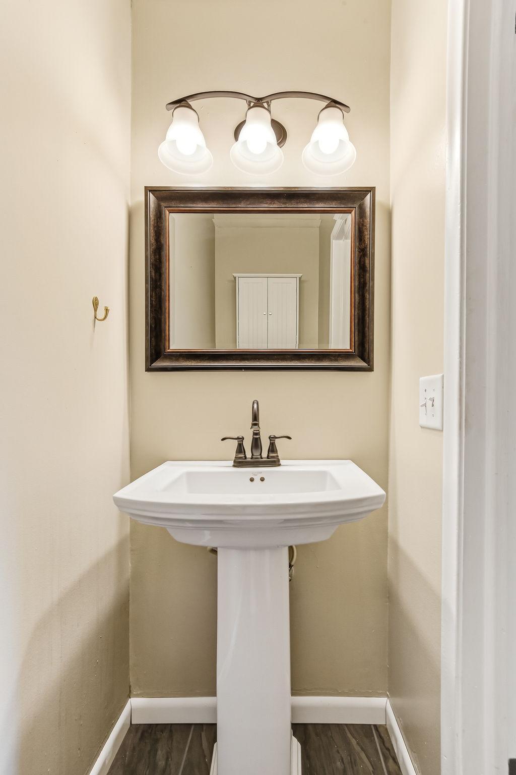 main floor half bath