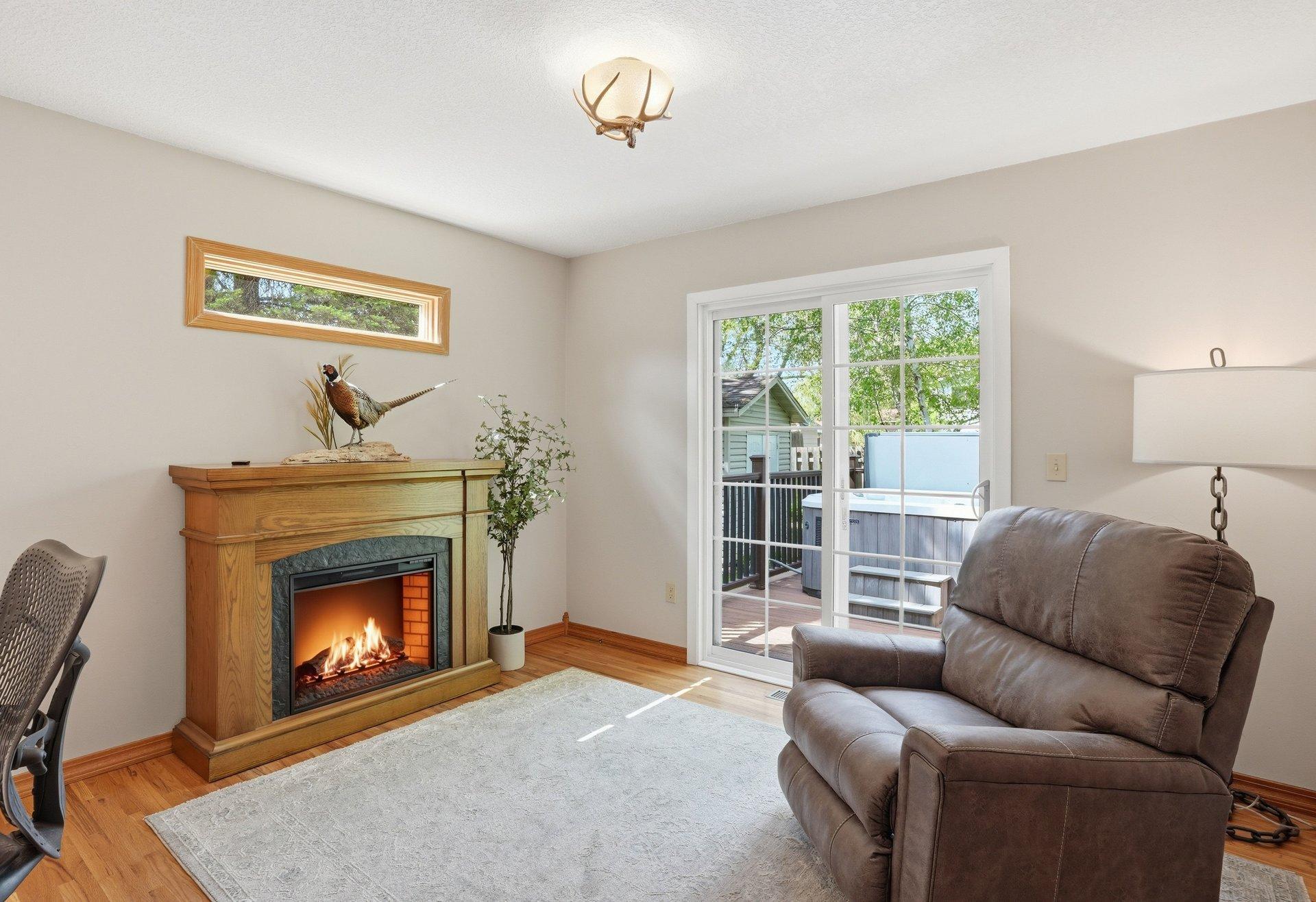 "Versatile main-floor office or guest retreat."