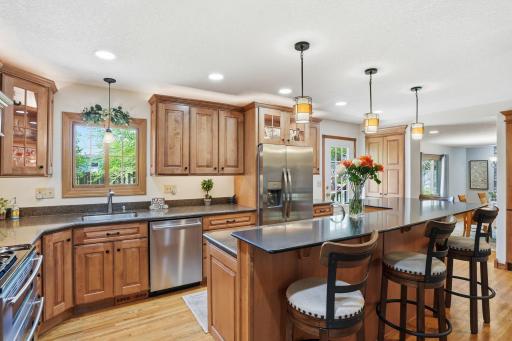 "A chefâs kitchen designed for gathering."