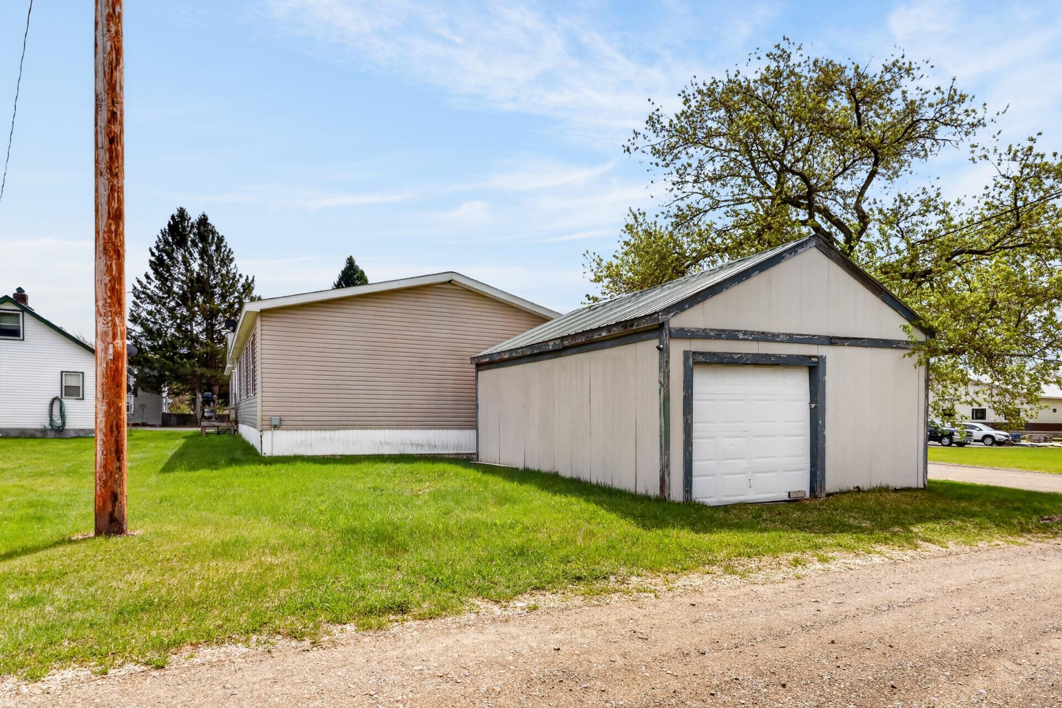 Parking on both sides of house available