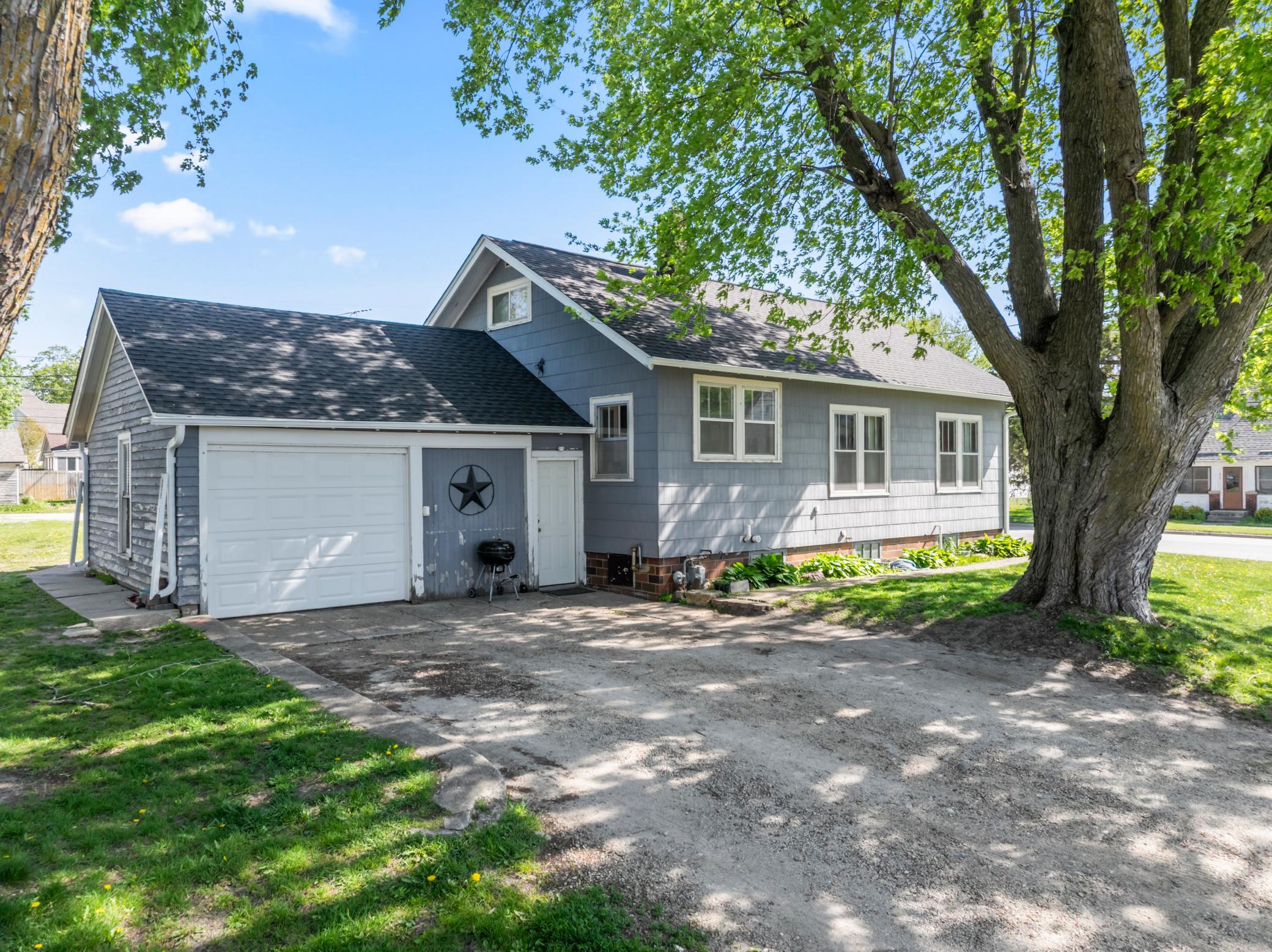 Side of Home- Garage