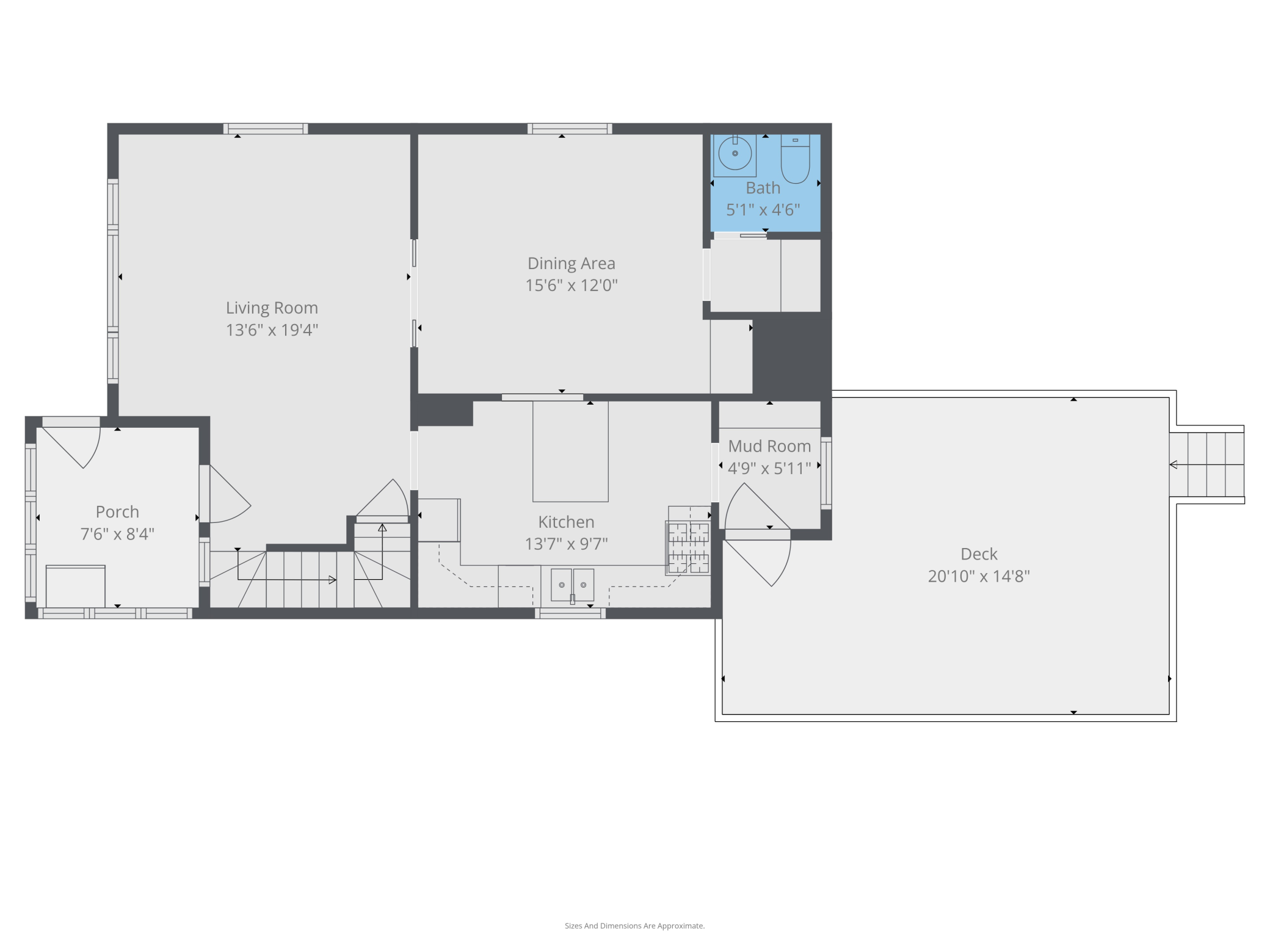 Floor plan - main level