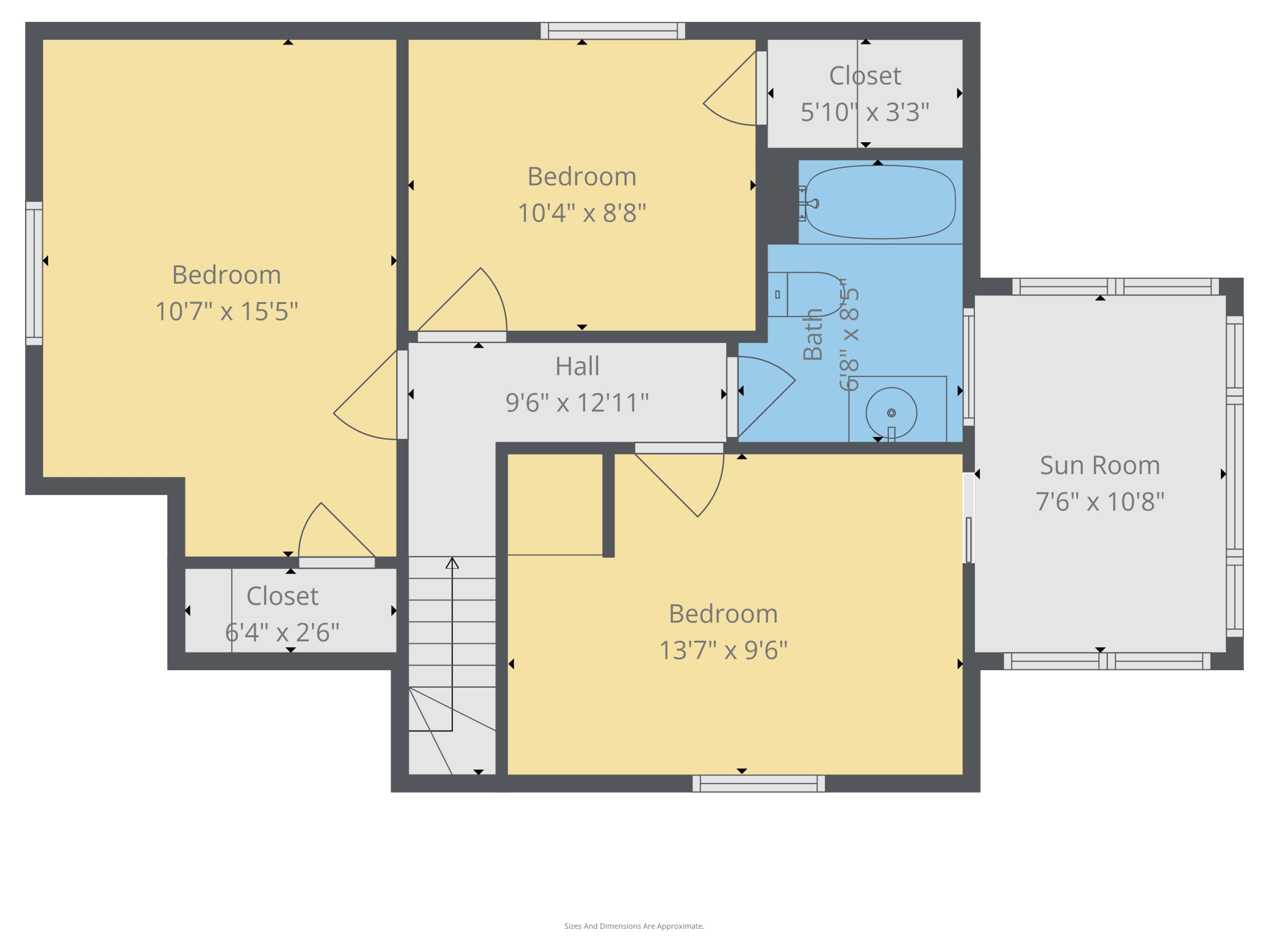 Floor plan - upper level