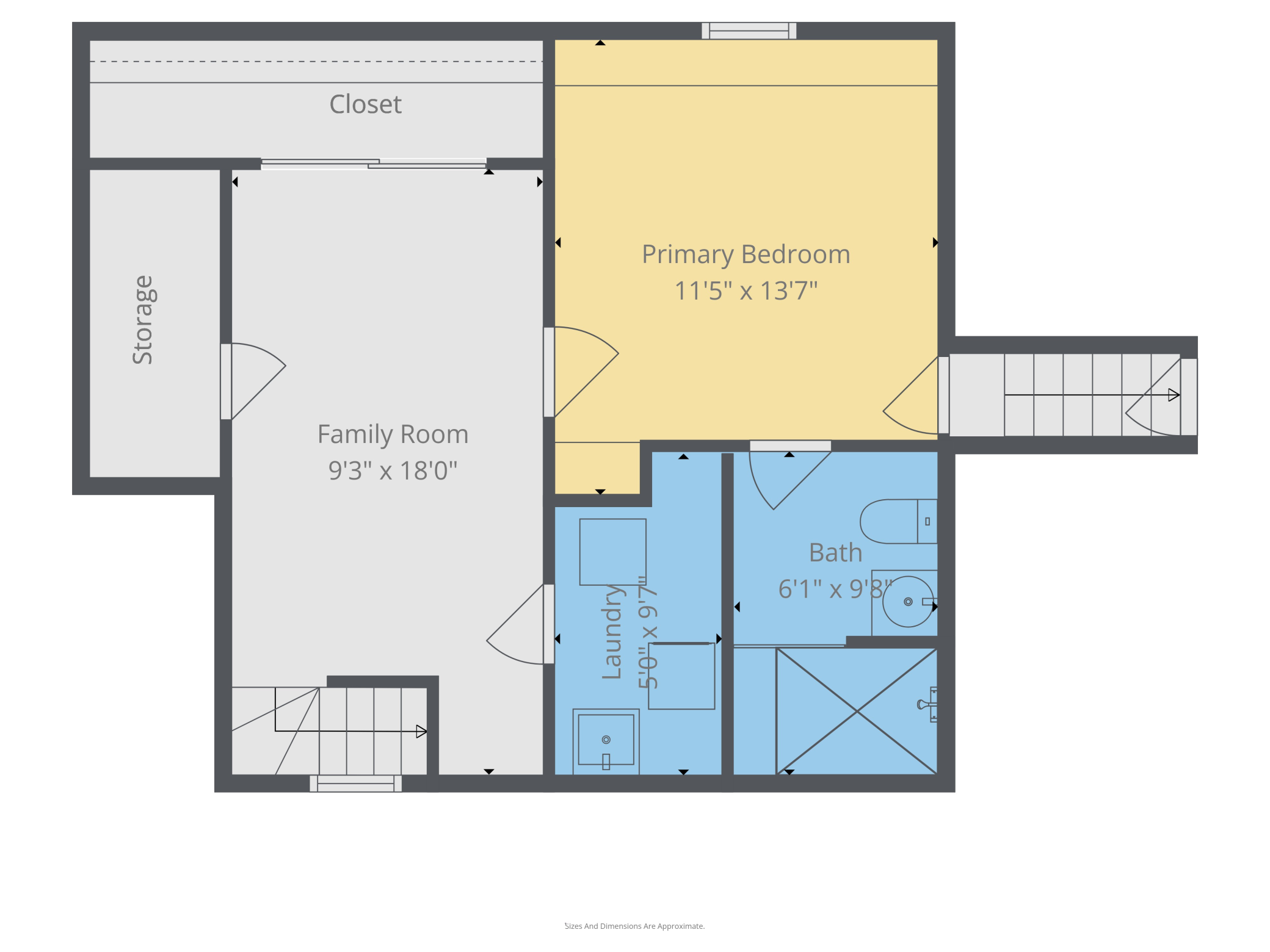 Floor plan - lower level