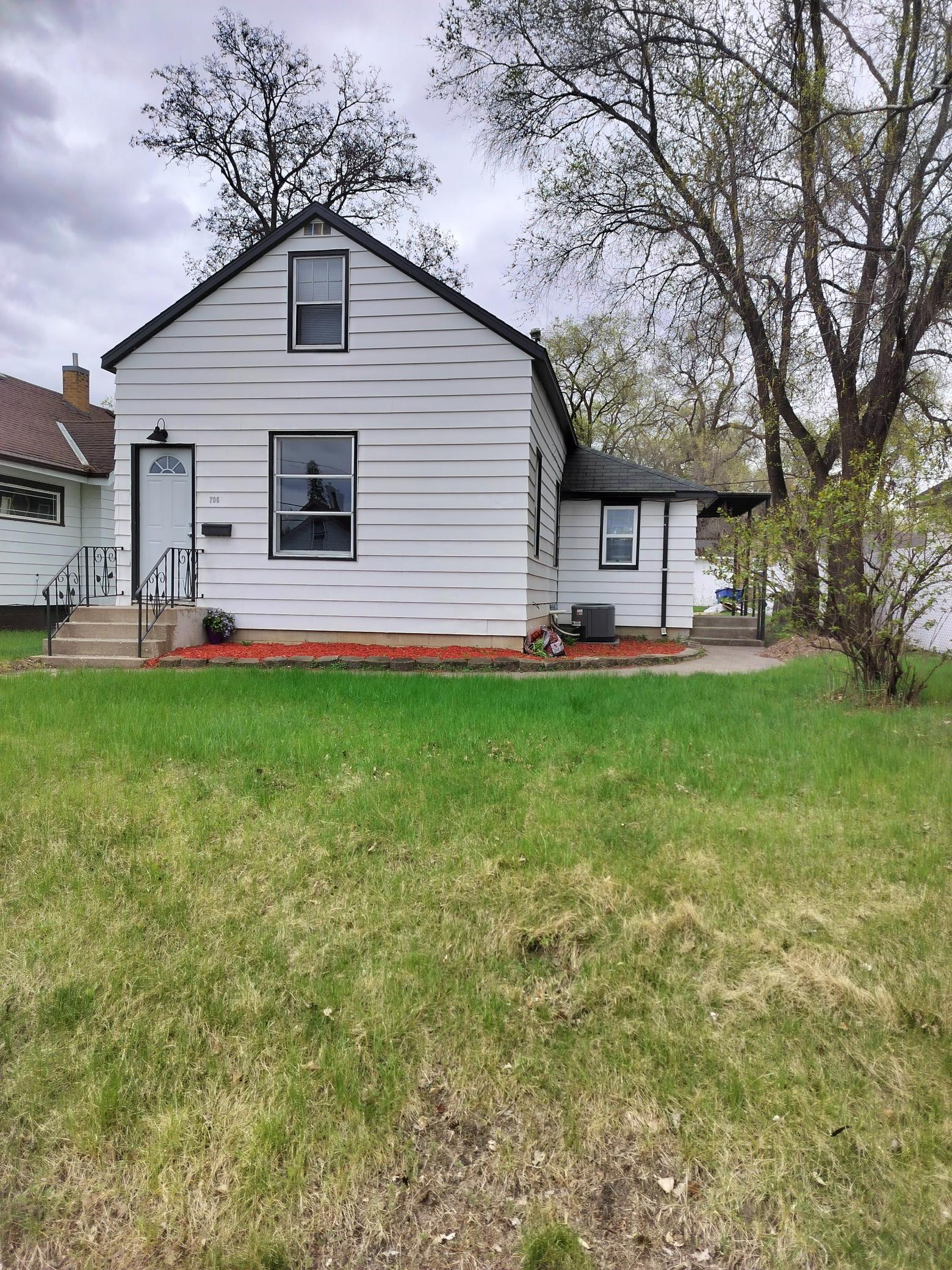 Front of home.