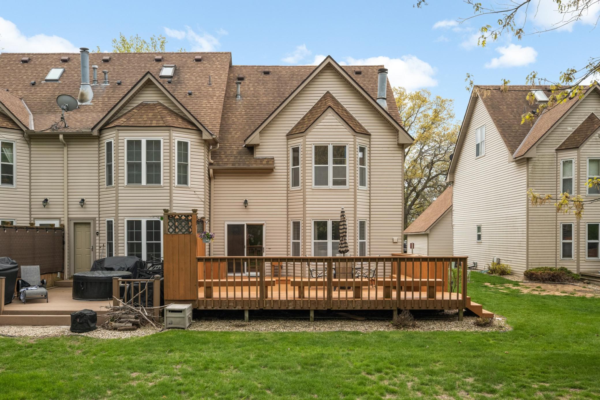 This is a great space to relax or entertain on.
