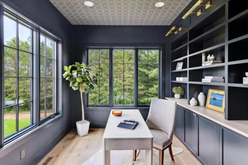 Example Office from a previous Black Dog Homes build