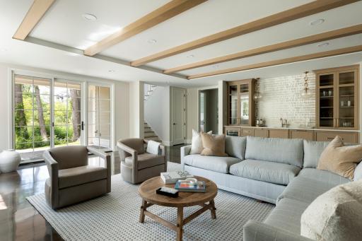 Example Family Room from a previous Black Dog Homes build